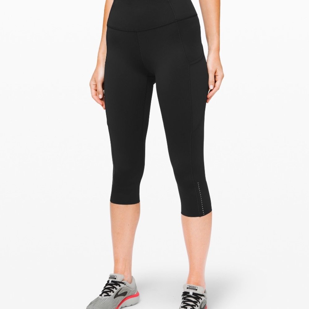 Lululemon Fast and free high rise crop 19”